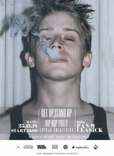 Patronat: Get Up, Stand Up – Hip-Hop Party: Edycja Świąteczna (25.12.2014 r.,&nbsp;Tarnów)