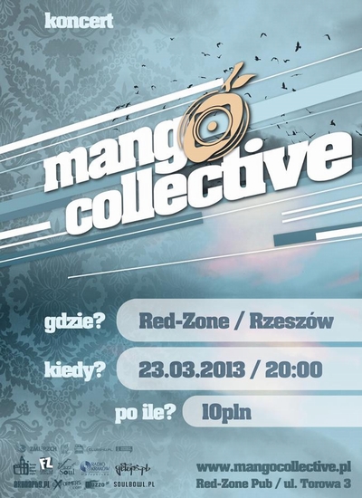 Patronat: Mango Collective w Red Zone Pubie (23.03.2013 r.,&nbsp;Rzeszów)