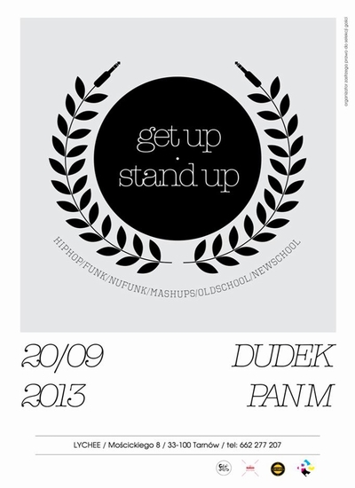 Patronat: Get Up, Stand Up – Hip-Hop Party (20.09.2013 r.,&nbsp;Tarnów)