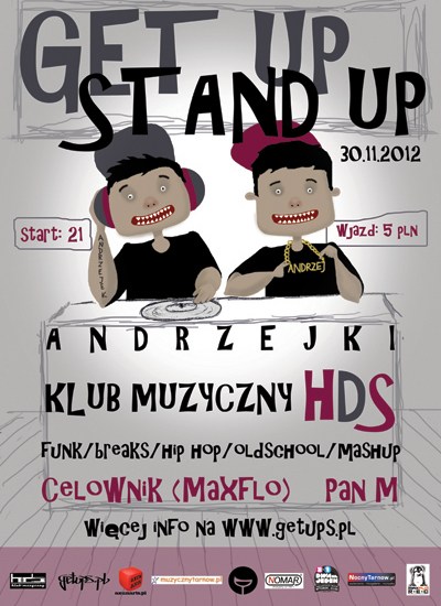 Patronat: Get Up, Stand Up – Andrzejki (30.11.2012 r.,&nbsp;Tarnów)