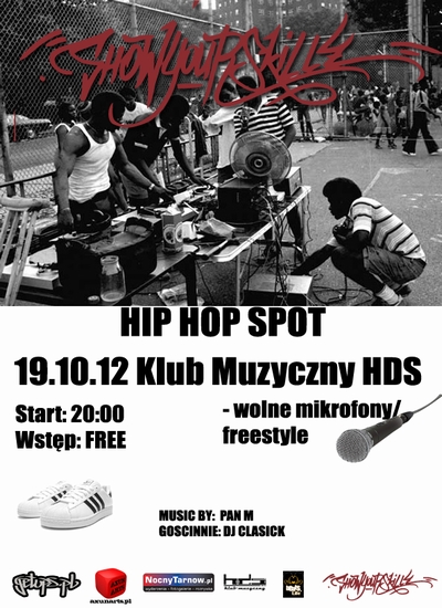 Patronat: Show Your Skillz – Hip Hop Spot (19.10.2012 r.,&nbsp;Tarnów)