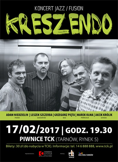 Koncert: Grupa Kreszendo w Piwnicach TCK (17.02.2017 r.,&nbsp;Tarnów)