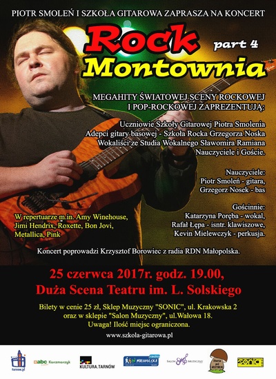 Koncert: Rock Montownia na teatralnej scenie (25.06.2017 r.,&nbsp;Tarnów)