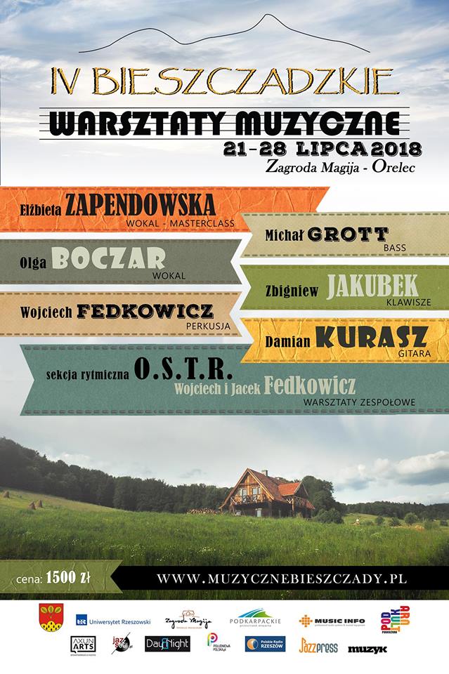 Elżbieta Zapendowska, Michał Grott i Zbigniew Jakubek wykładowcami Bieszczadzkich Warsztatów&nbsp;Muzycznych